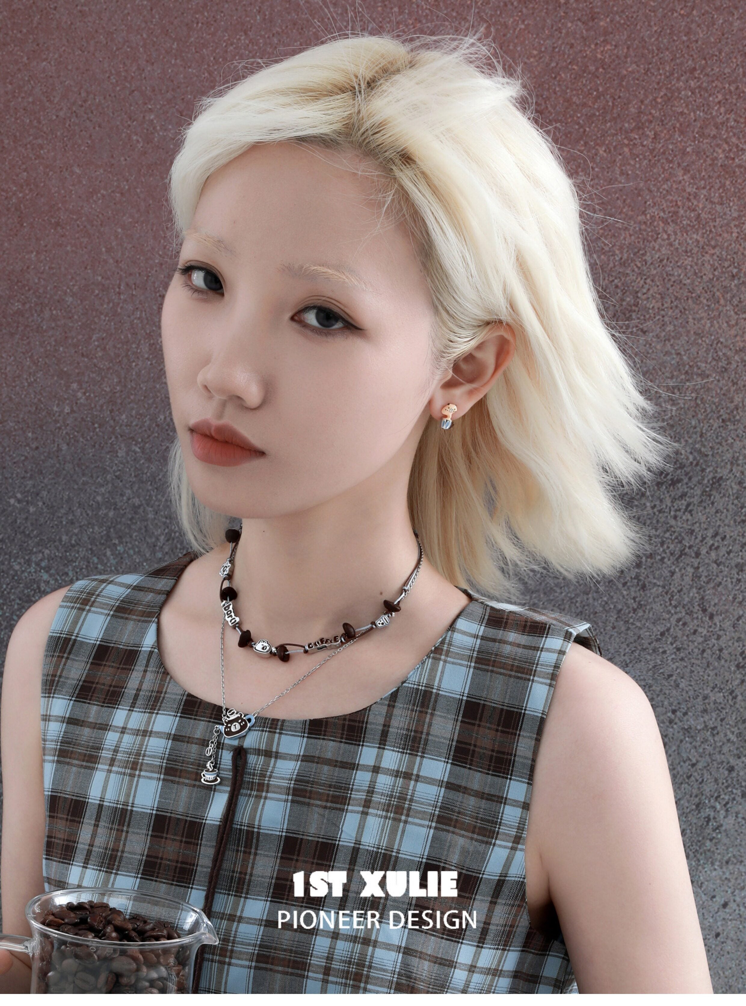 1STXULIE Superior Niche Capybara Necklace T5841