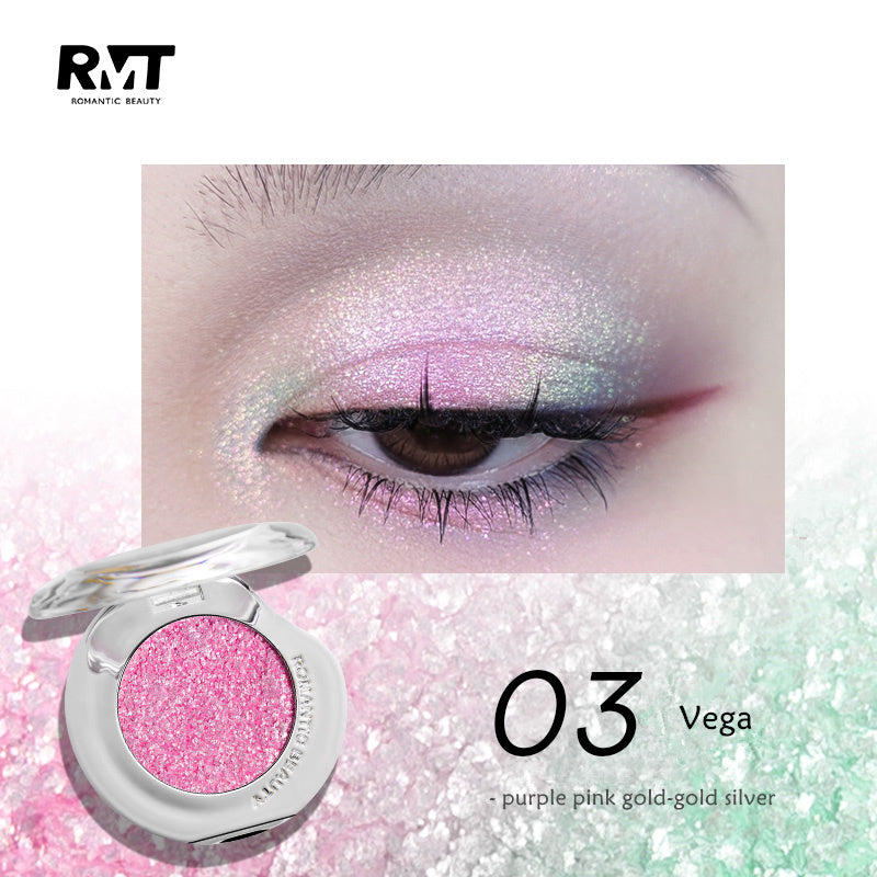 ظلال العيون جالاكسي ثلاثية الأبعاد أحادية اللون من رومانتيك بيوتي T4155 