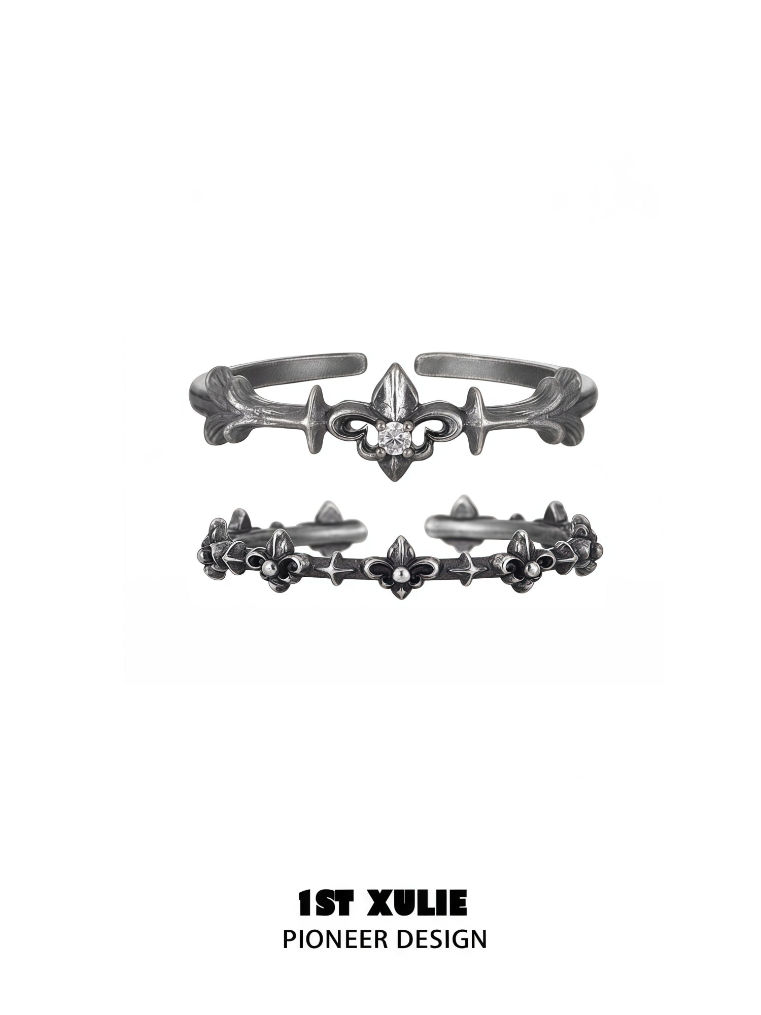 1STXULIE Superior Niche Iris Collection Vintage Ring T5871