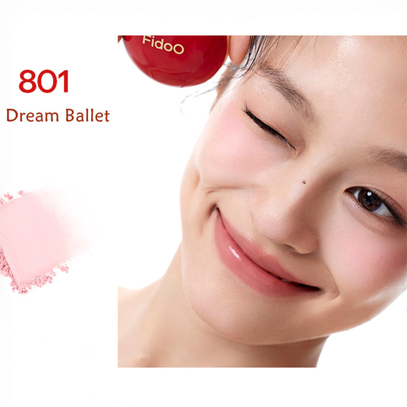 Fidoo Sweet Swelling Matte Blusher Powder T4033
