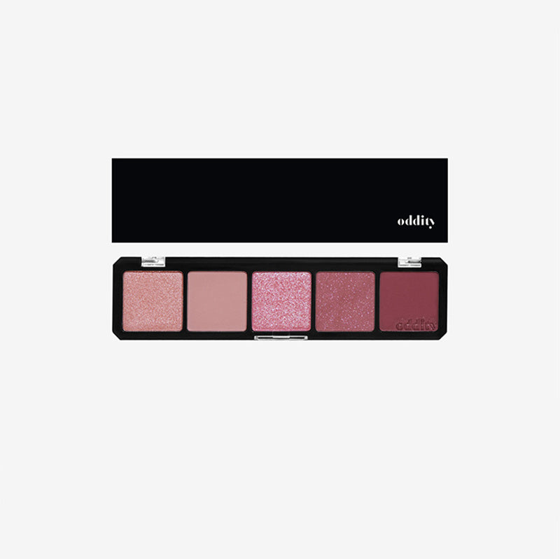 ODDITY 5-Color Glass Pearlescent Eyeshadow Palette T4199