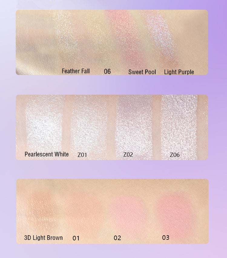 SUET NEI DIY Makeup Palette for Eyeshadow & Blusher & Highlighter T4161