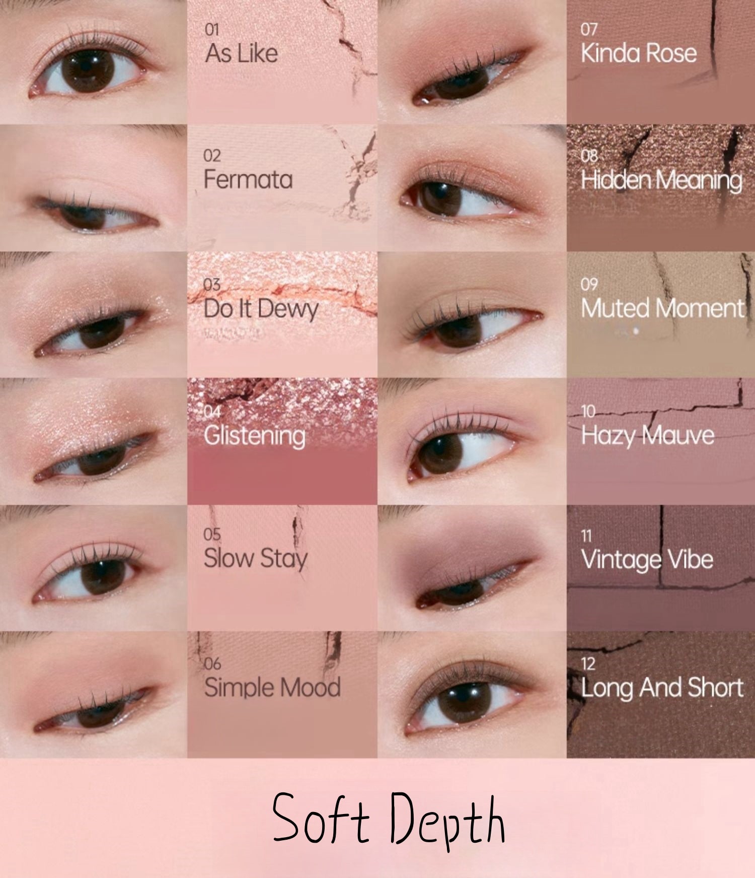 CLIO Sweet Pleasure 12 Colors Eyeshadow Palette T4408