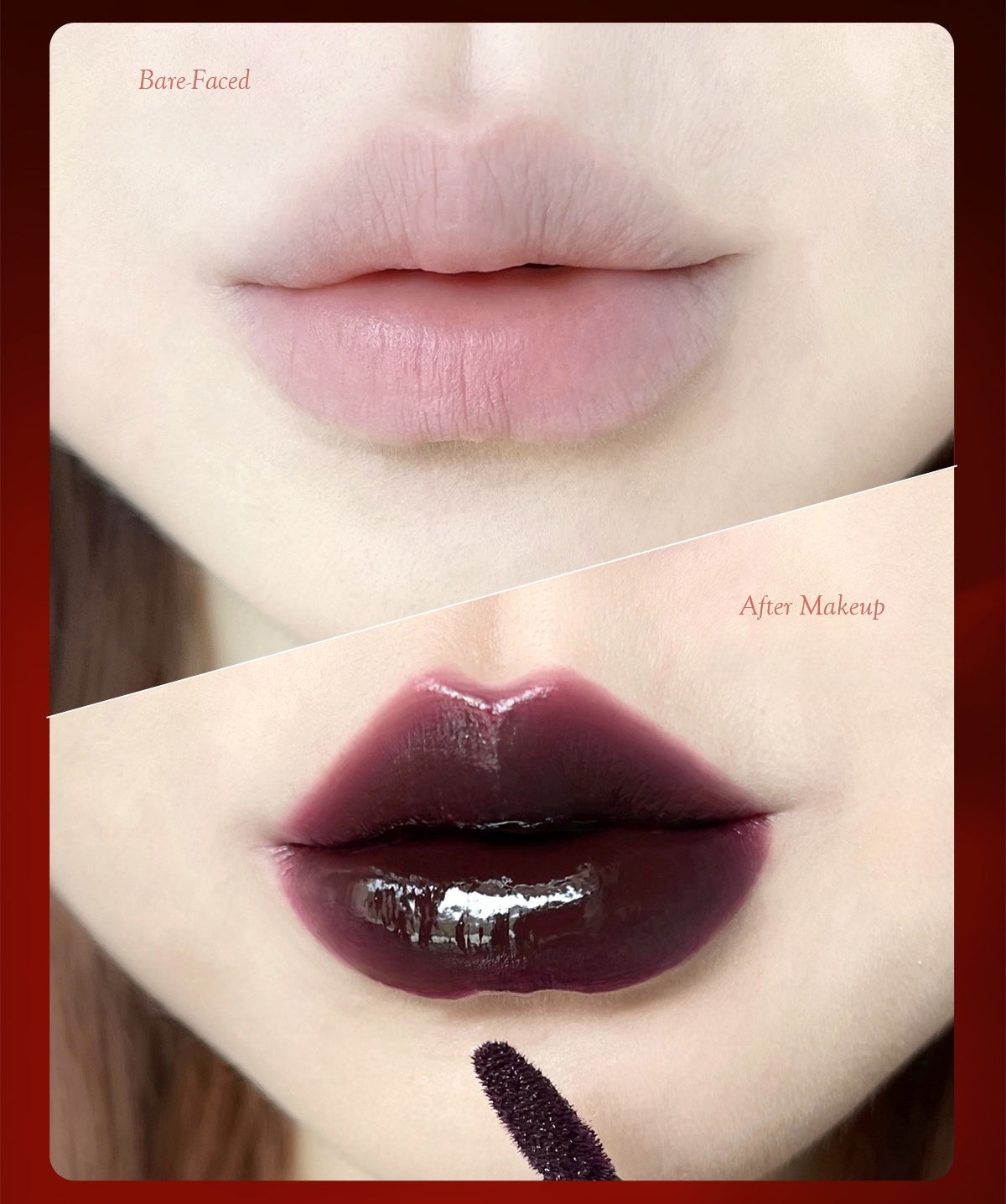 CARMELA Lock-color Gothic Smoky Mirror Lip Gloss T5350