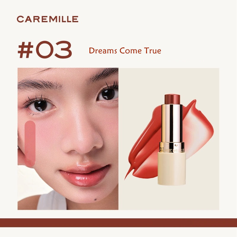 CAREMILLE Multi-Use Makeup Cream Stick for Blusher & Lipstick T4111
