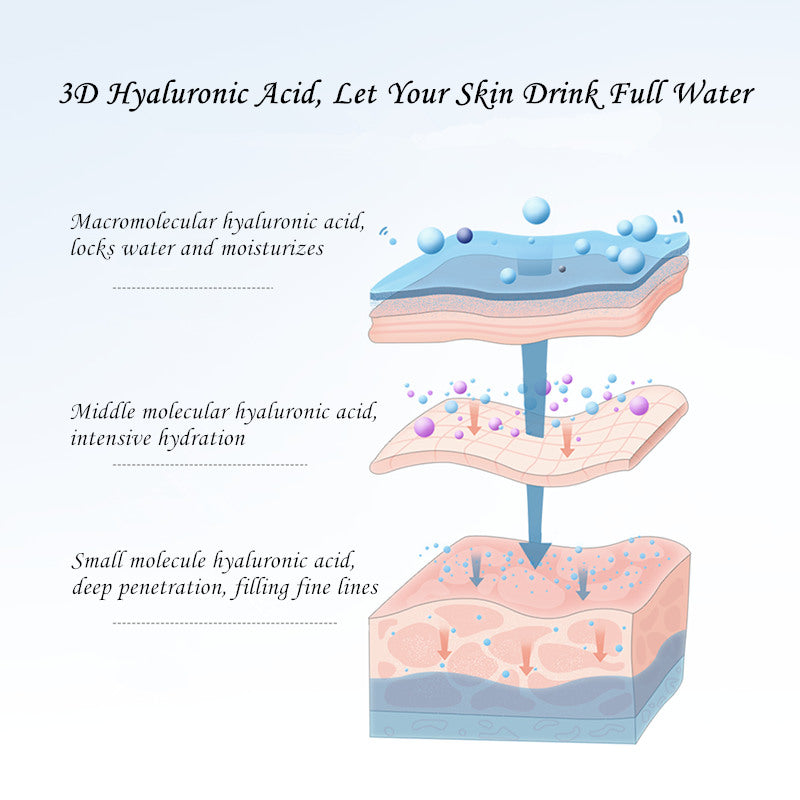 UNIFON Misty Rain Hyaluronic Acid Hydrating Black Facial Mask 20pcs Set (5.0) T3292