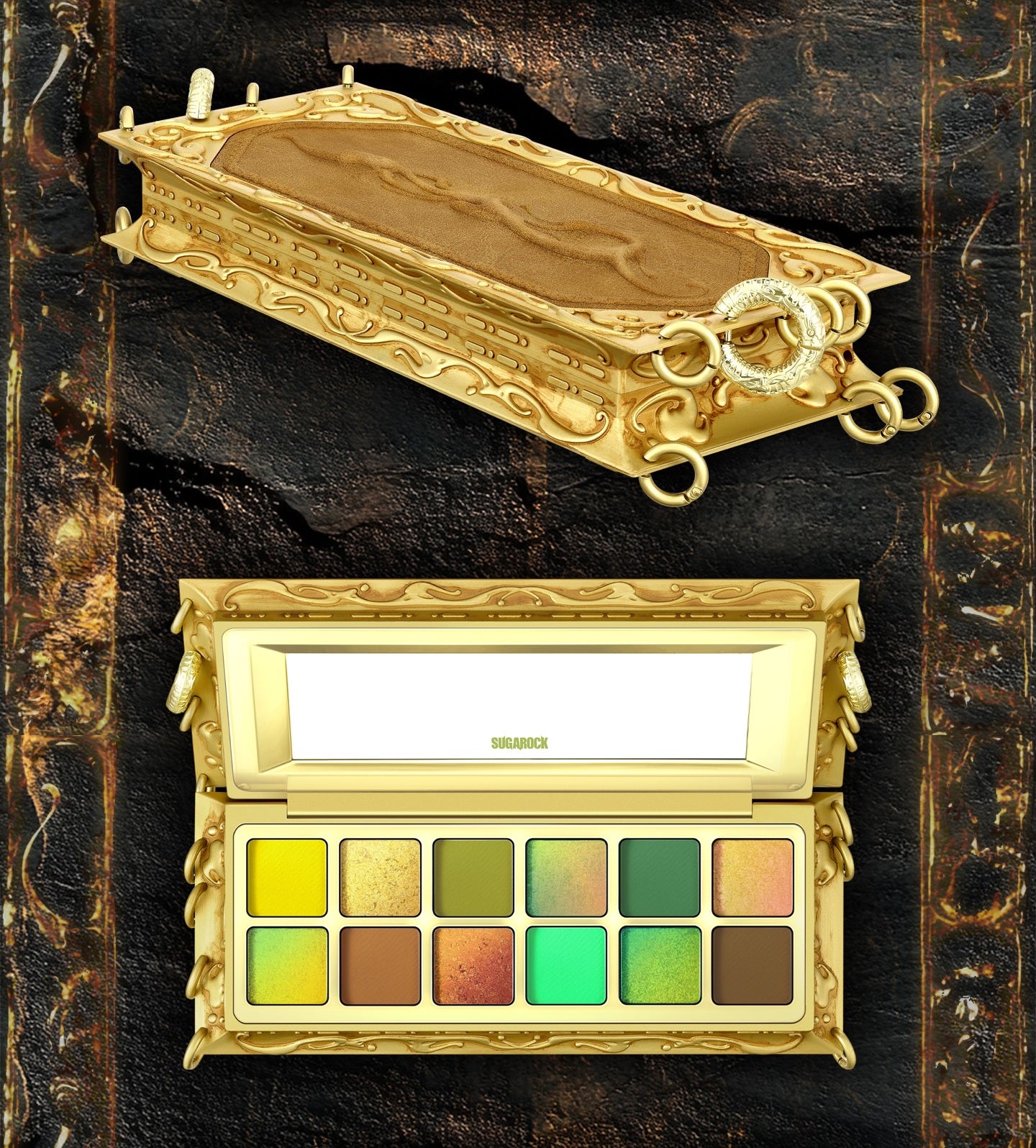 SUGAROCK Mystic Mask 12 Color Eyeshadow Palette T4978