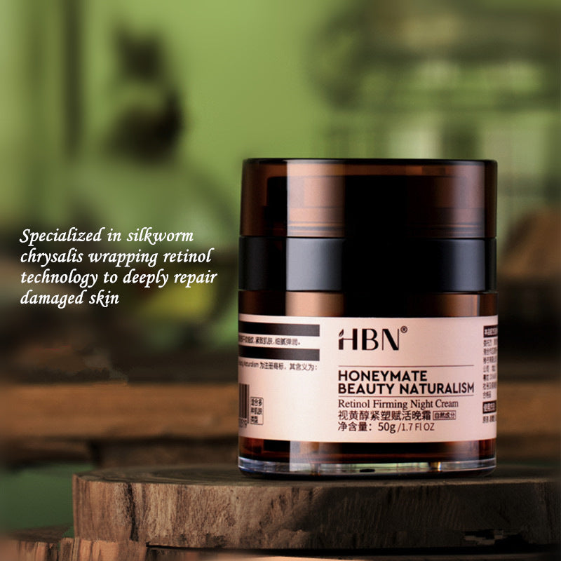 HBN 50g Double Retinol Firming Anti-wrinkle Night Facial Cream (2.0) T3284