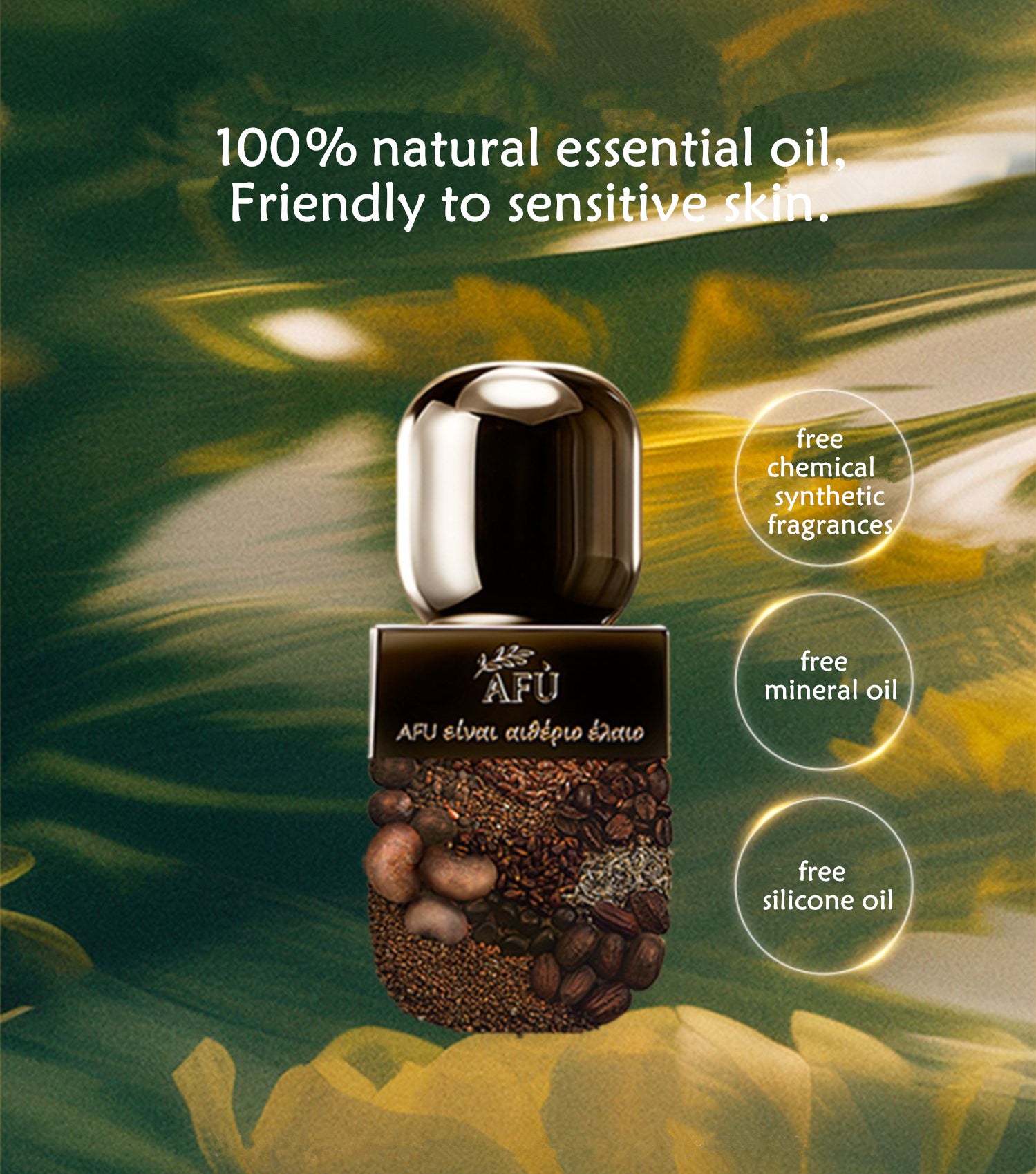 AFU 11 Seeds Series Opstrammende &amp; Anti-aging Æterisk Olie (3.0) T4031