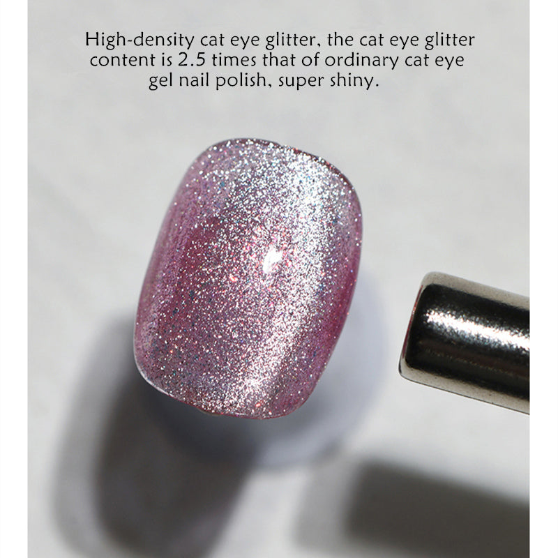 KellyKessa 15ml Cherry Blossom Dream Fireworks Cat Eye Gel Polish T4053