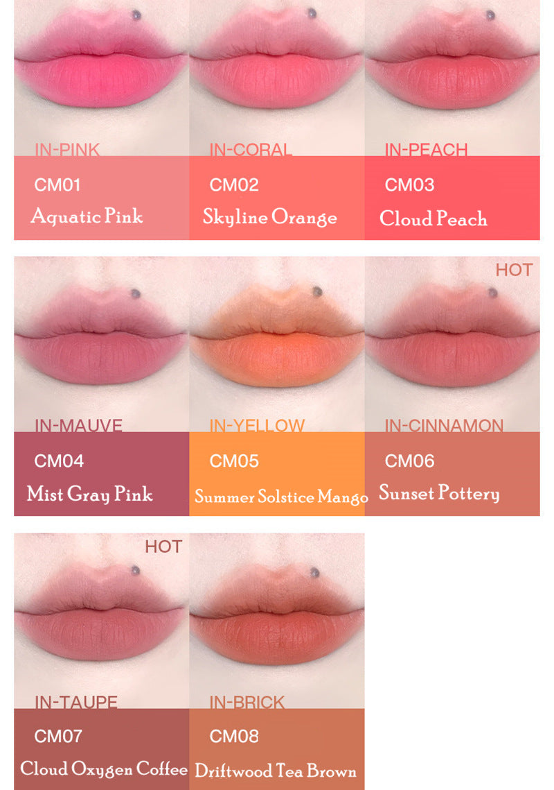 INTO YOU Cloud-feeling Velvet Matte Lip Mud T3268
