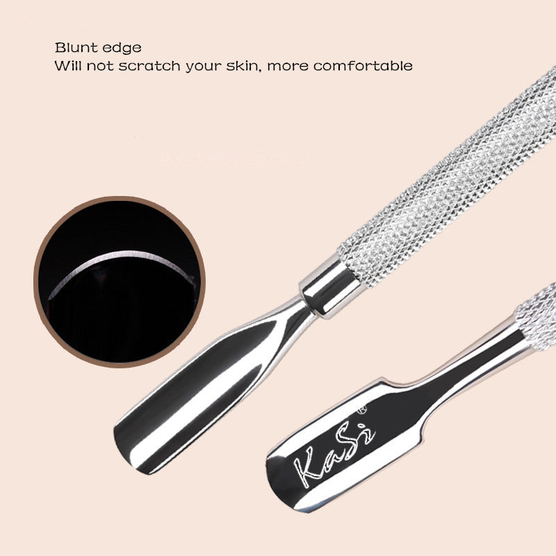 KaSi Special Steel Cuticle Pusher Dead Skin Remover T3299