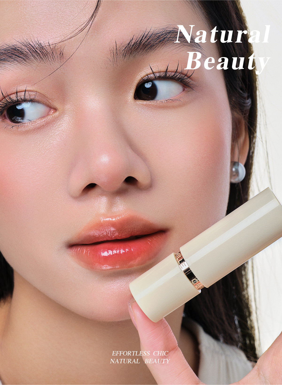 CAREMILLE Multi-Use Makeup Cream Stick for Blusher & Lipstick T4111