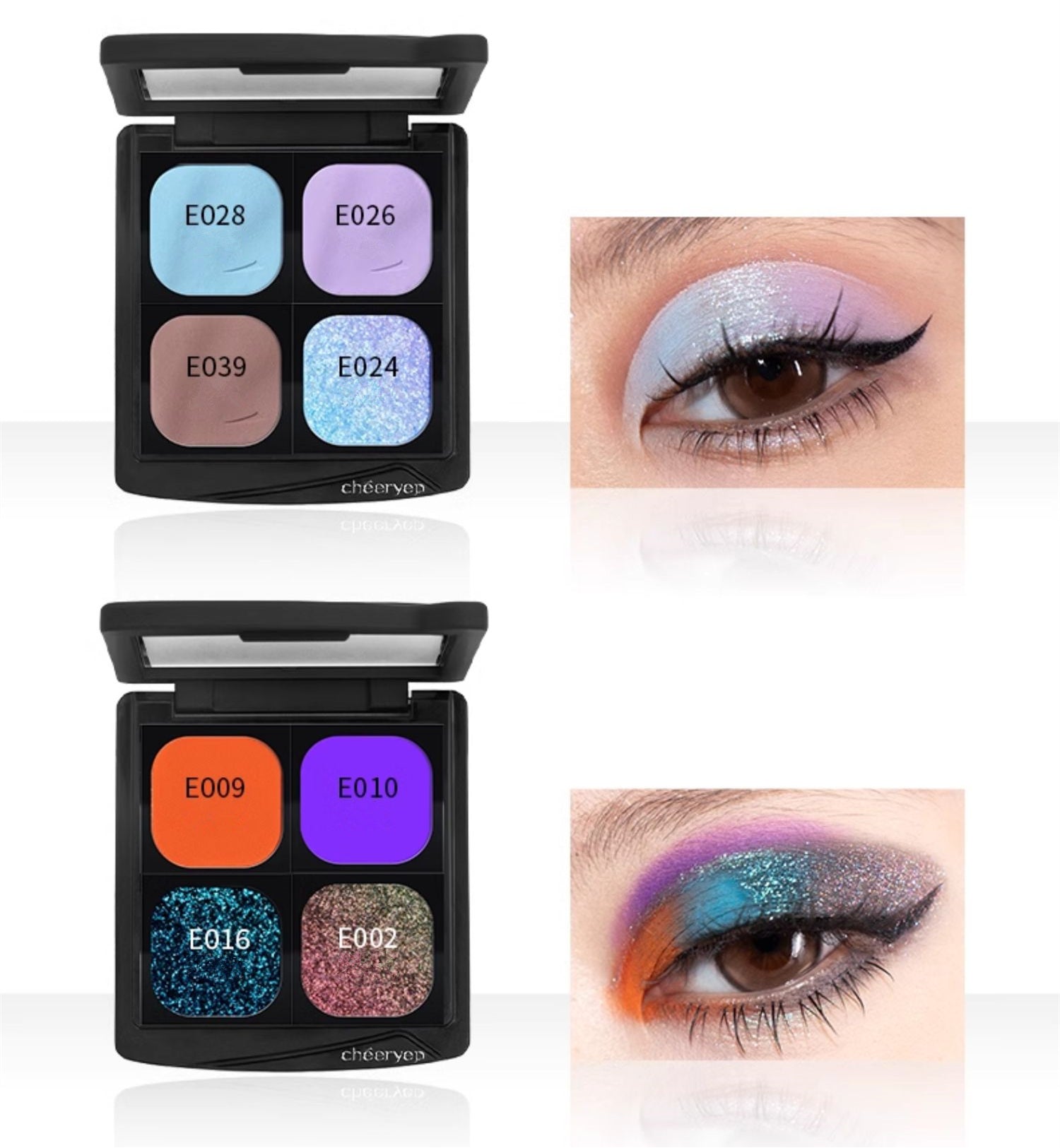 QianYan Fantasy Color Eyeshadow & Highlighter & Blusher DIY Makeup Palette T3995
