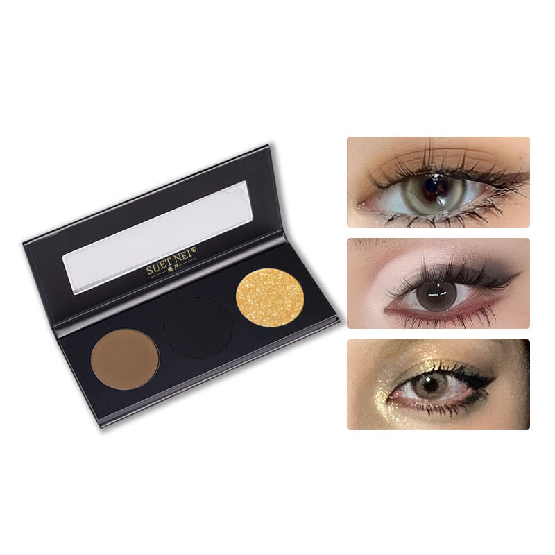 SUET NEI Gold & Silver Diamond Pearlescent Eyeshadow T4084