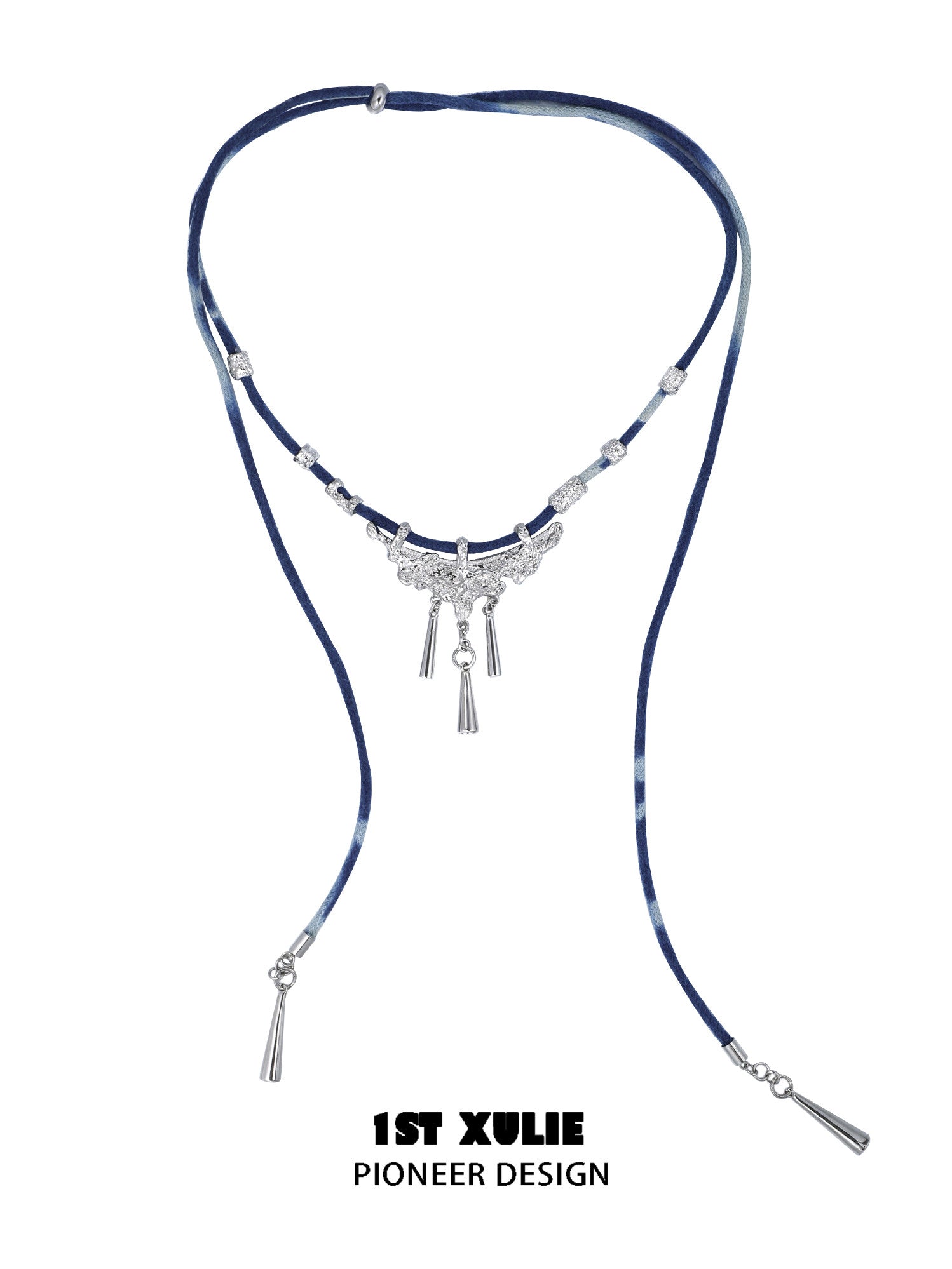 1STXULIE Superior Miao-style Braided Cord Necklace T5829