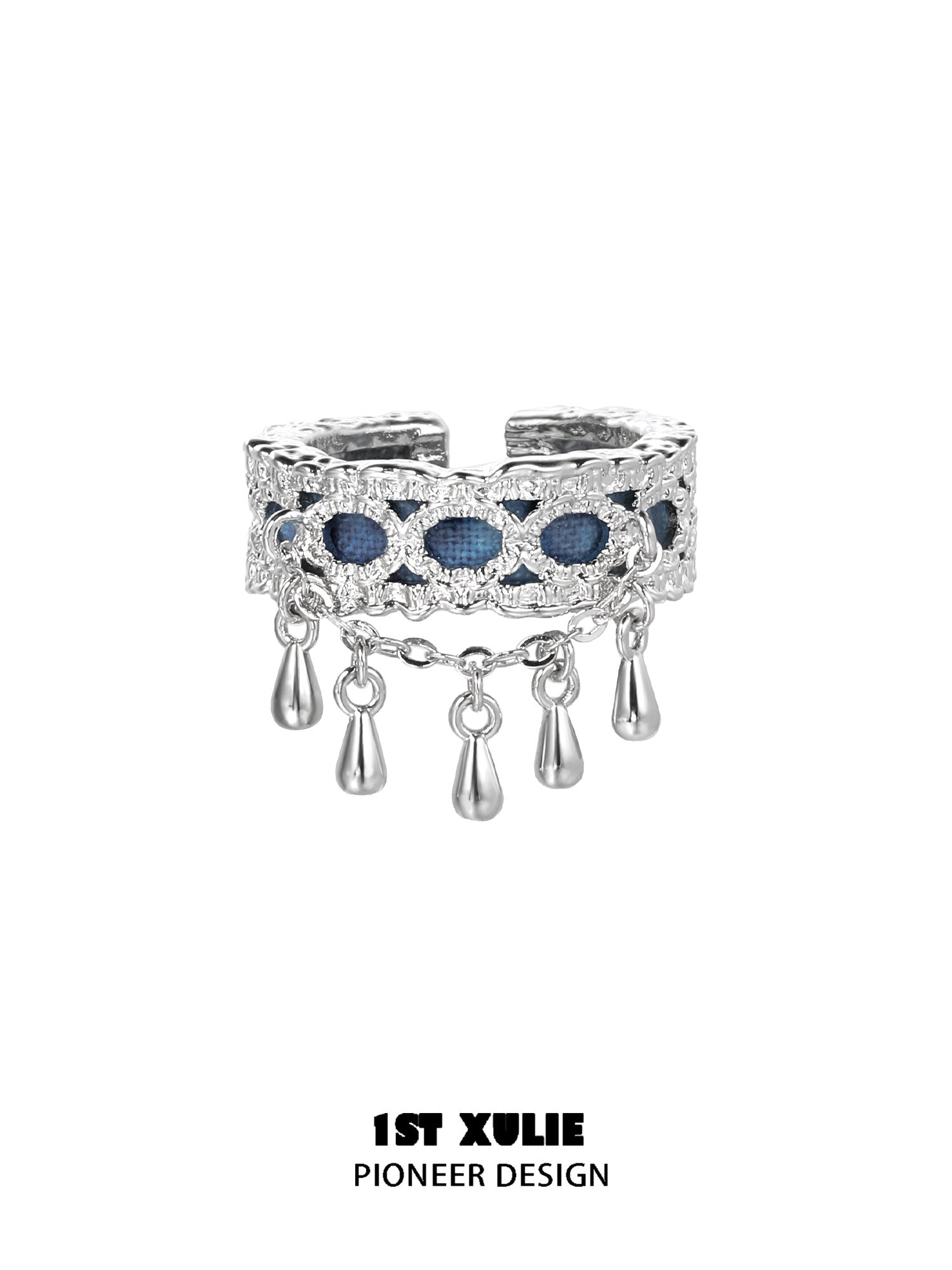 1STXULIE Superior Miao-style Niche Open Ring T5830