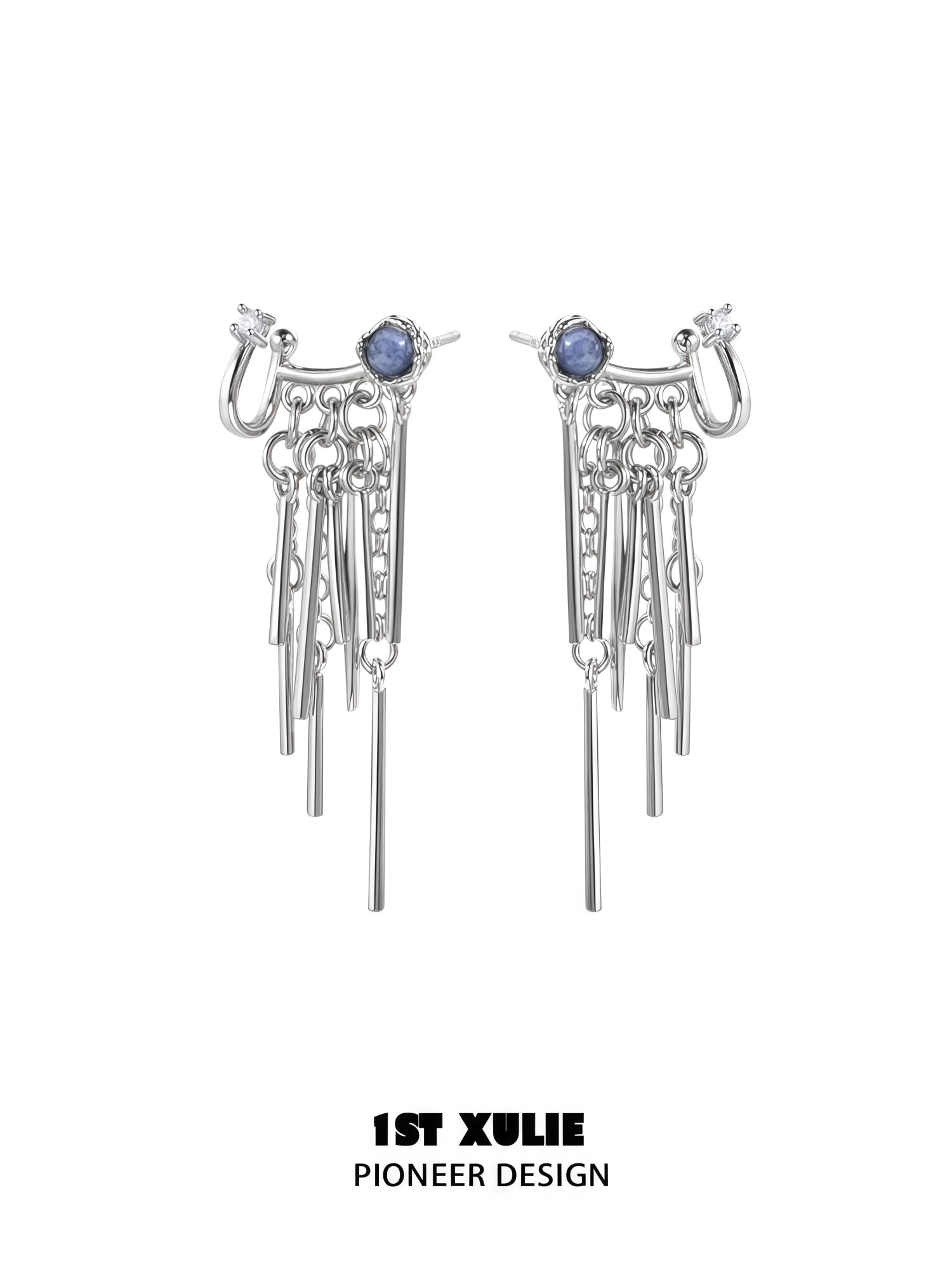 1STXULIE Superior Miao-style Niche Tassel Earrings T5824