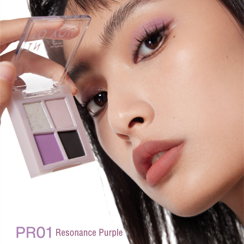 INTO YOU Rotational 4-Color Matte & Shimmer Eyeshadow Palette T3526