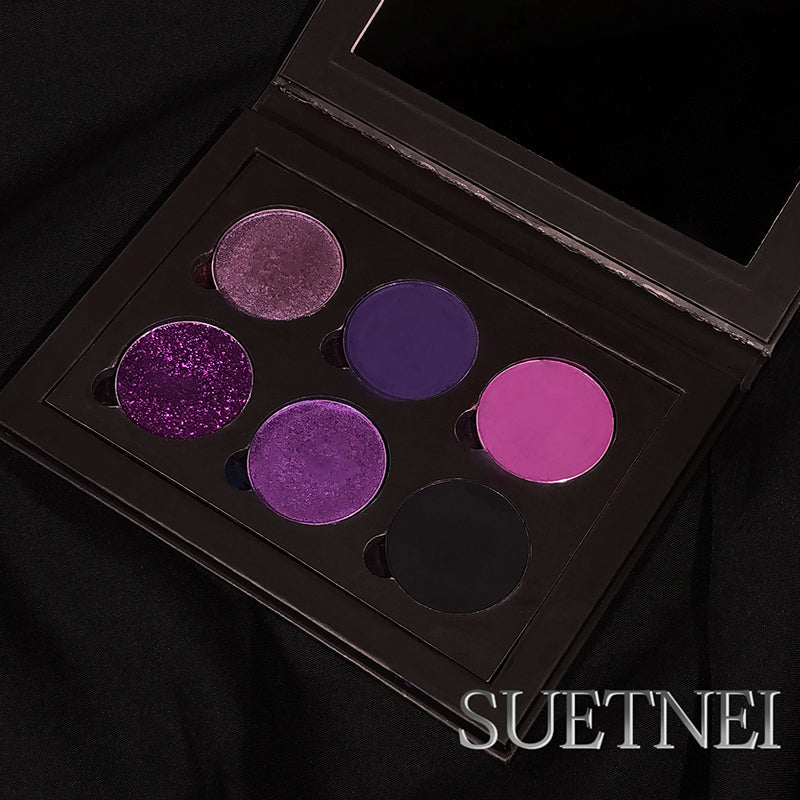 SUET NEI Gothic Style 6 Colors Eyeshadow Palette T4082