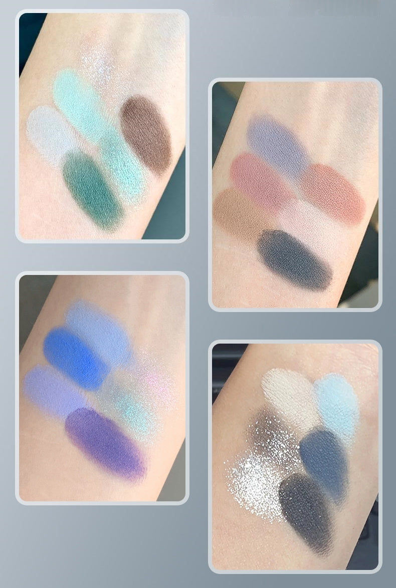 SheDella Future Technology 6-Color Eyeshadow Palette T4435