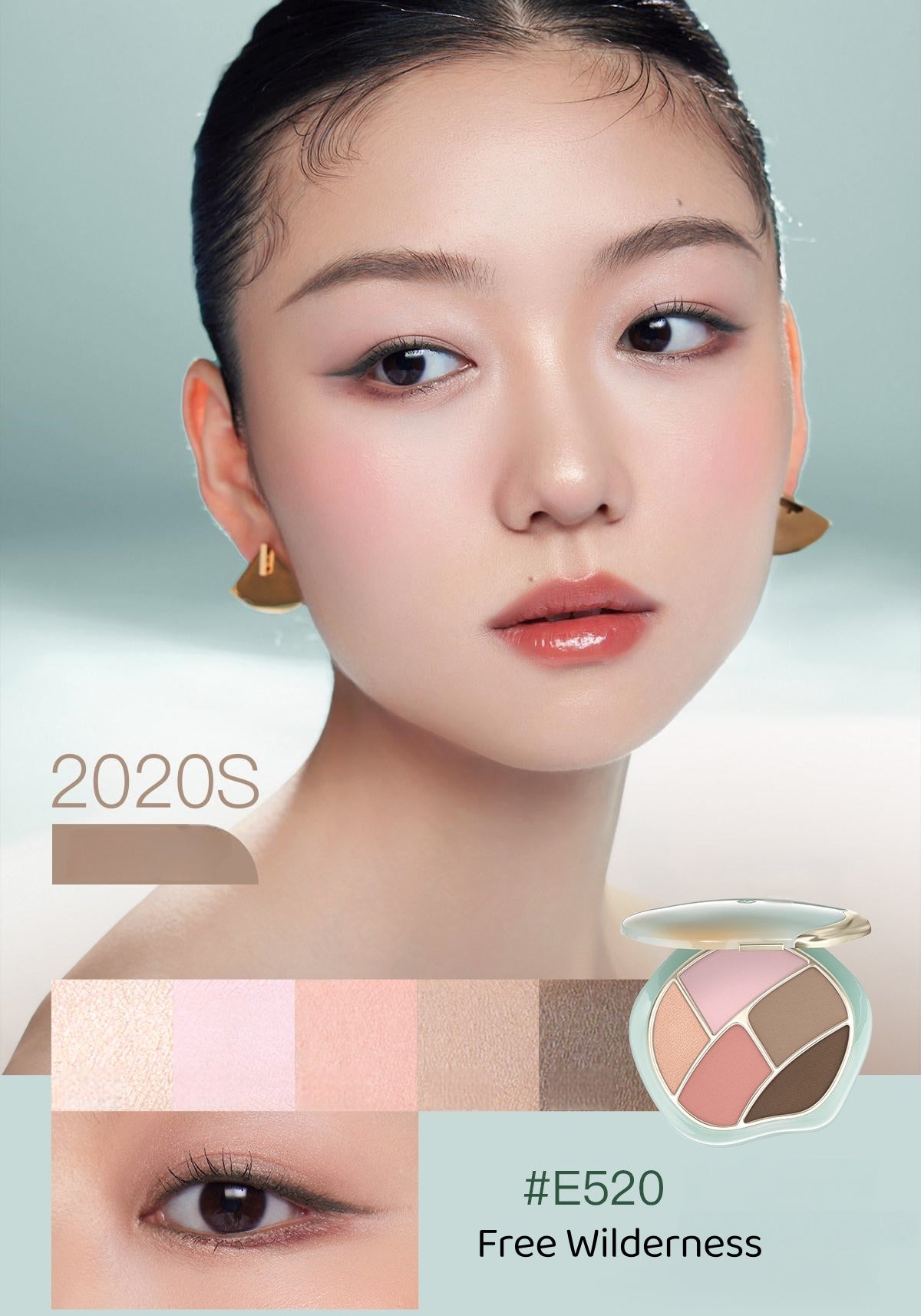 TIMAGE Wave Of Classic 5 Colors Eyeshadow Palette T4126