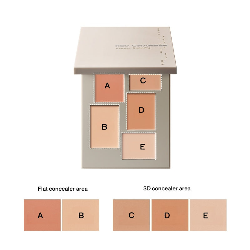 RED CHAMBER 5-color Clean Beauty Concealer Cream T5127