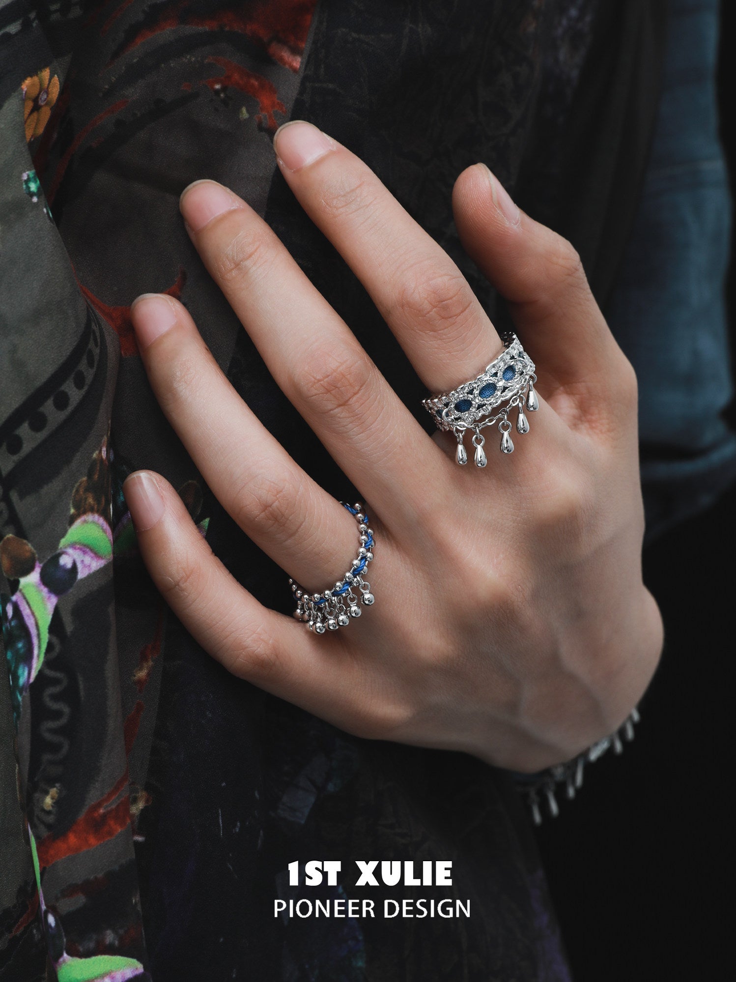 1STXULIE Superior Miao-style Niche Open Ring T5830