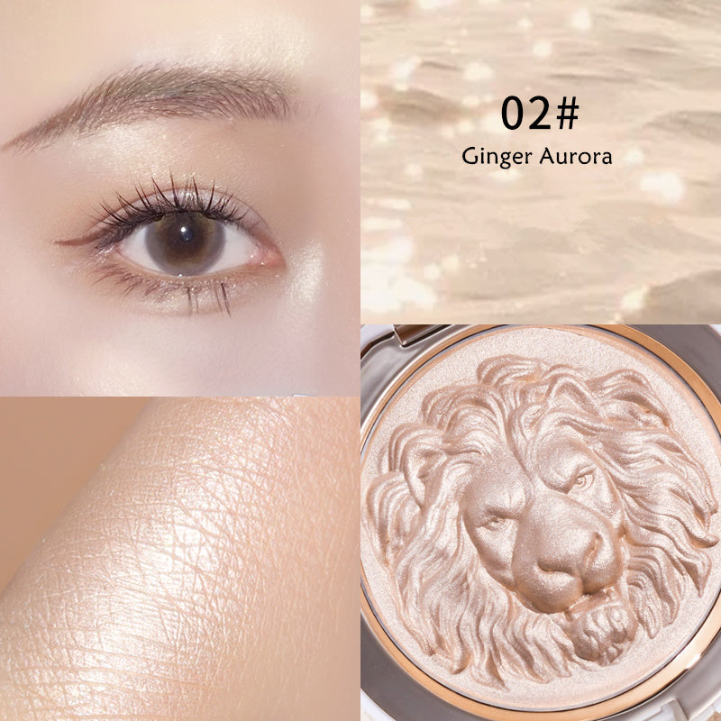 ORIGINAL ARTIST Lion Fine Shimmer Highlighter Palette T4172