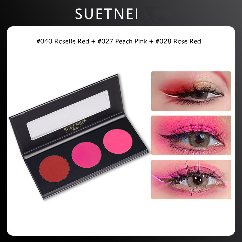 SUET NEI Pink Series Monochrome Matte Eyeshadow T3907