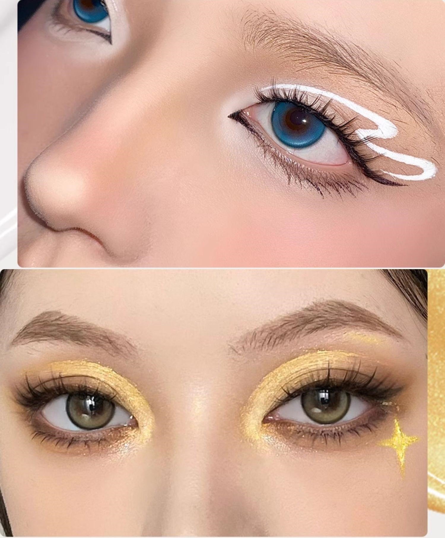 Carmela Vandfast Farverig Mat &amp; Perlemors Eyeliner Pen T4533