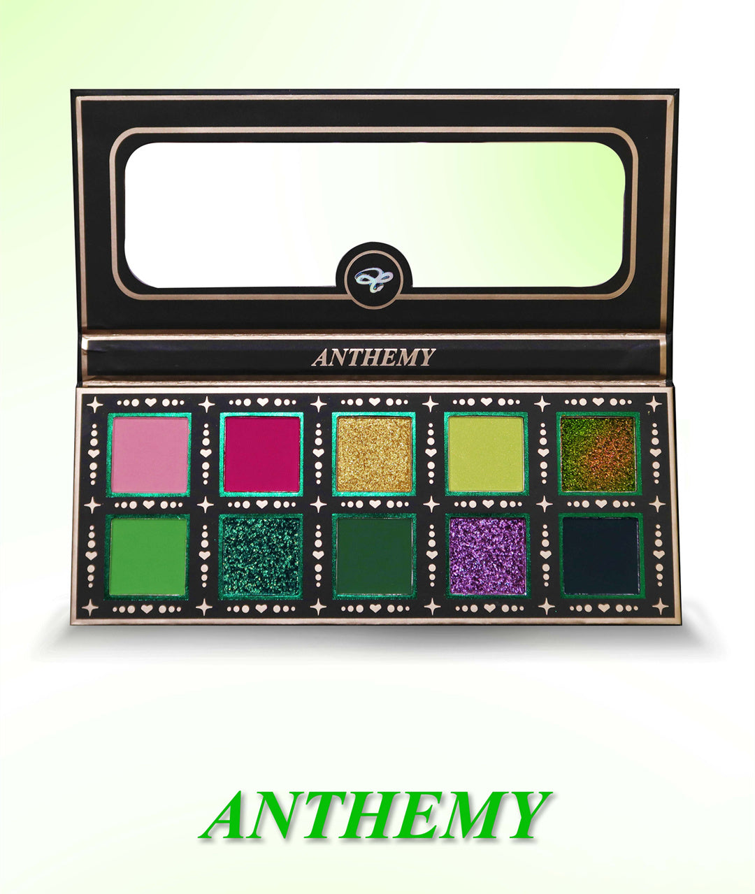 ANTHEMY Gaze Of Green Snake 10-Color Chameleon Eyeshadow Palette (2.0) T4140