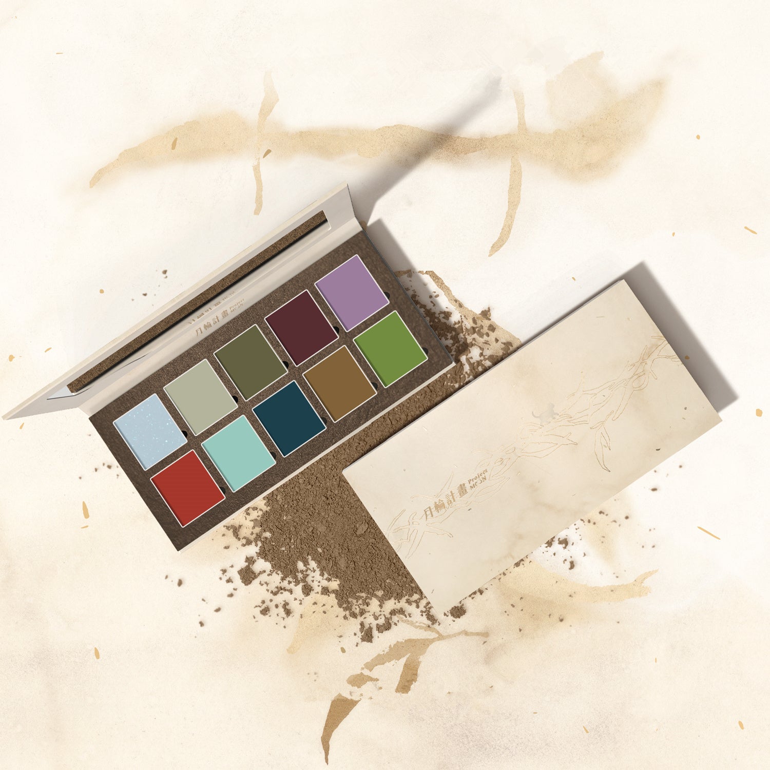DRAMO Moon Season Eyeshadow Palette 009 Tea Dye T4139