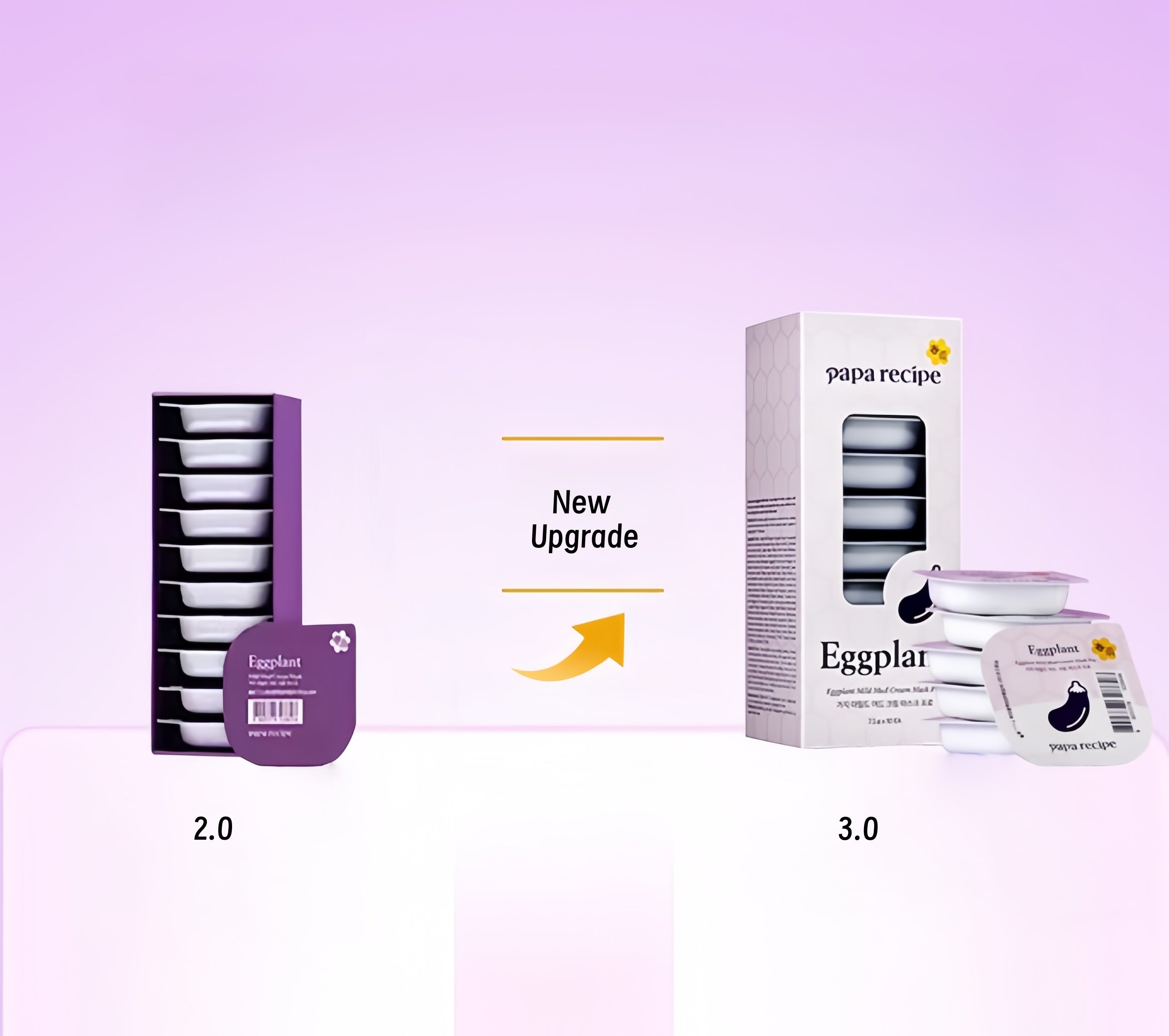 Papa Recipe Eggplant Mild Mud Cream Fask Mask Pro (3.0) T5048