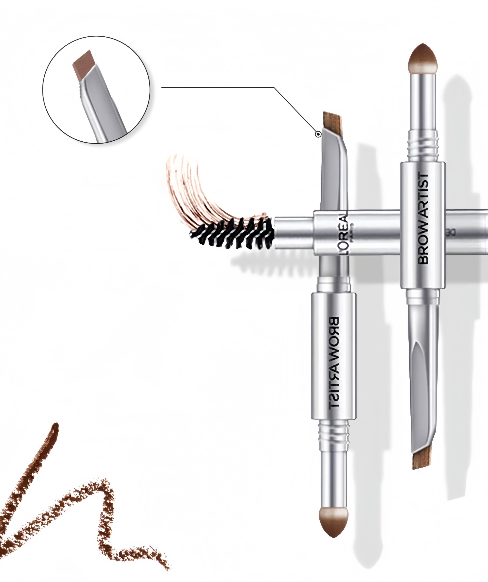 L'Oréal Long-wear Waterproof Triple-head Eyebrow Pen T4971