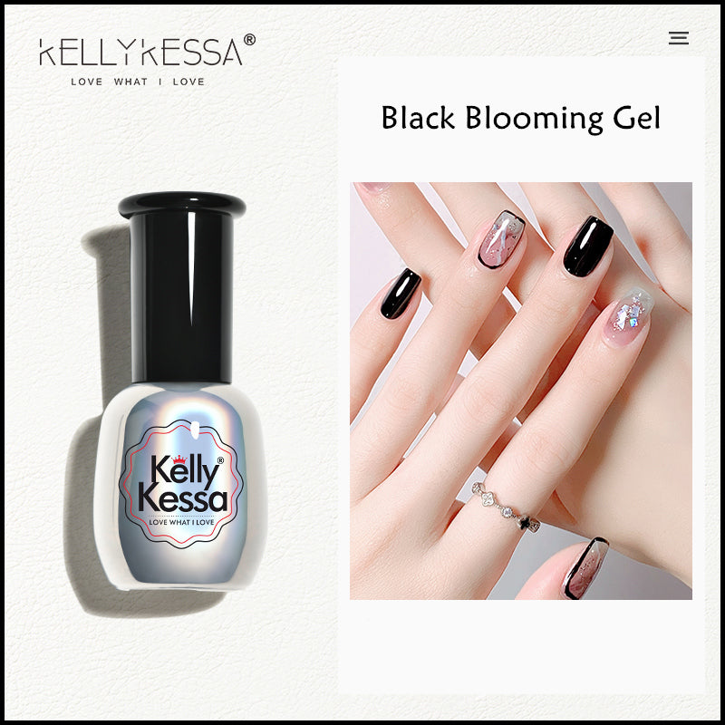 KellyKessa 15ml Water Dyed Marble Quick Blooming Gel T4077