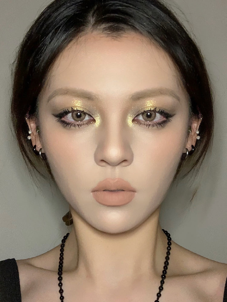 SUET NEI Gold & Silver Diamond Pearlescent Eyeshadow T4084