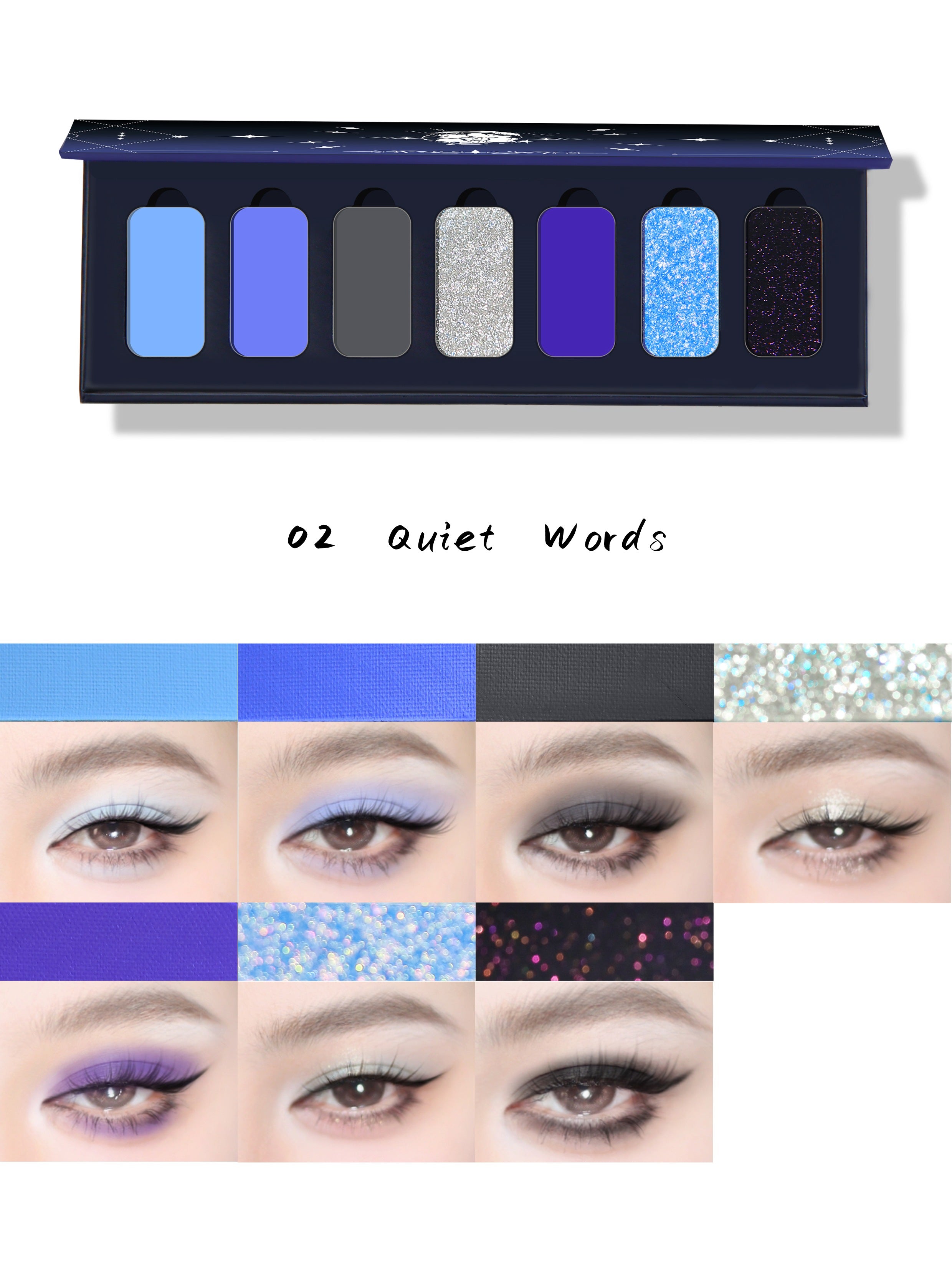 YIZHI Cloud Garden Collection Chameleon Eyeshadow Palette #Quiet Words T4995
