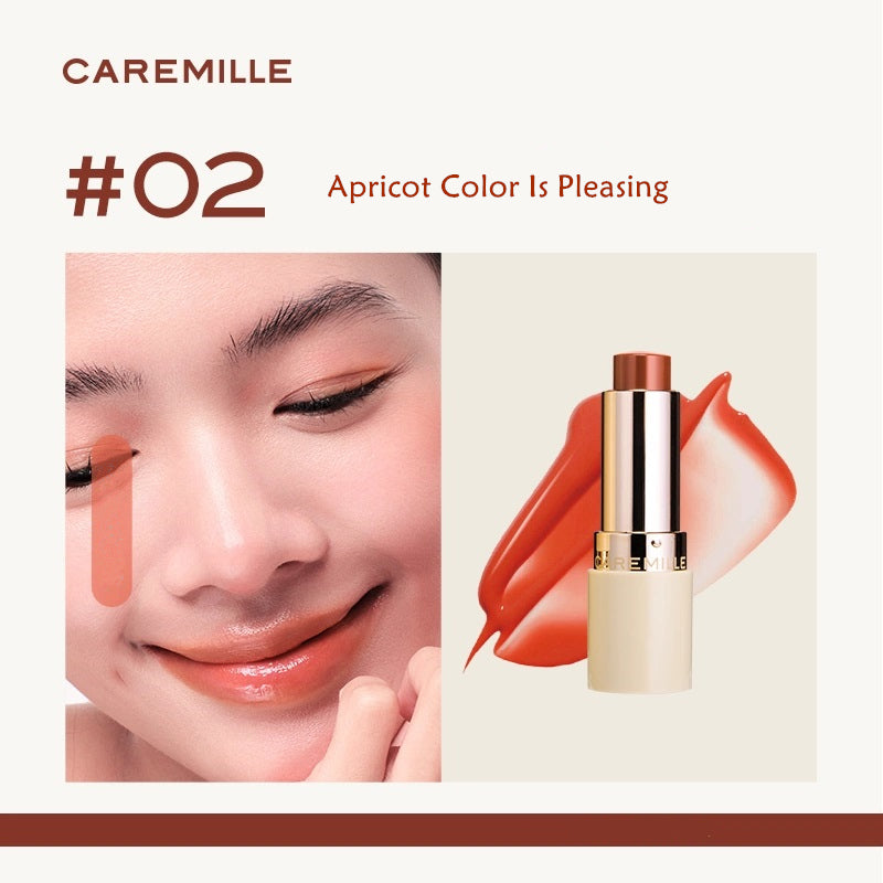 CAREMILLE Multi-Use Makeup Cream Stick for Blusher & Lipstick T4111