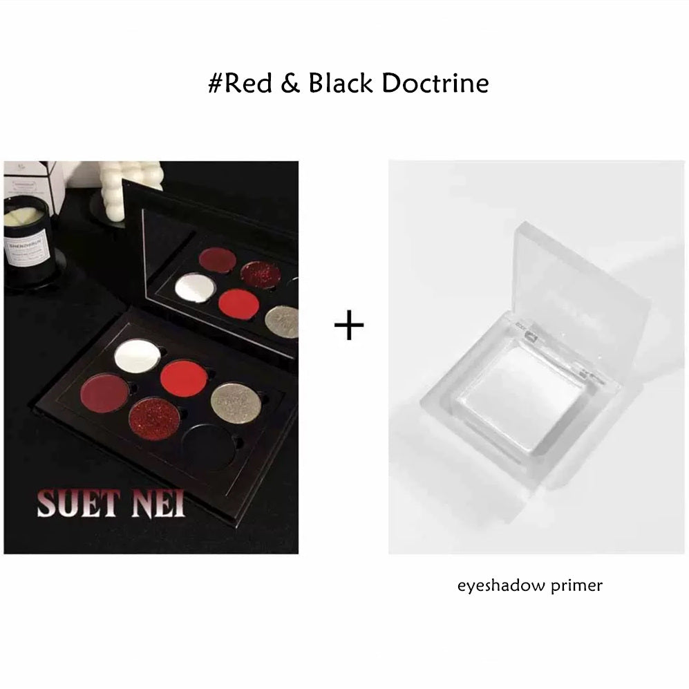 SUET NEI Gothic Style 6 Colors Eyeshadow Palette T4082