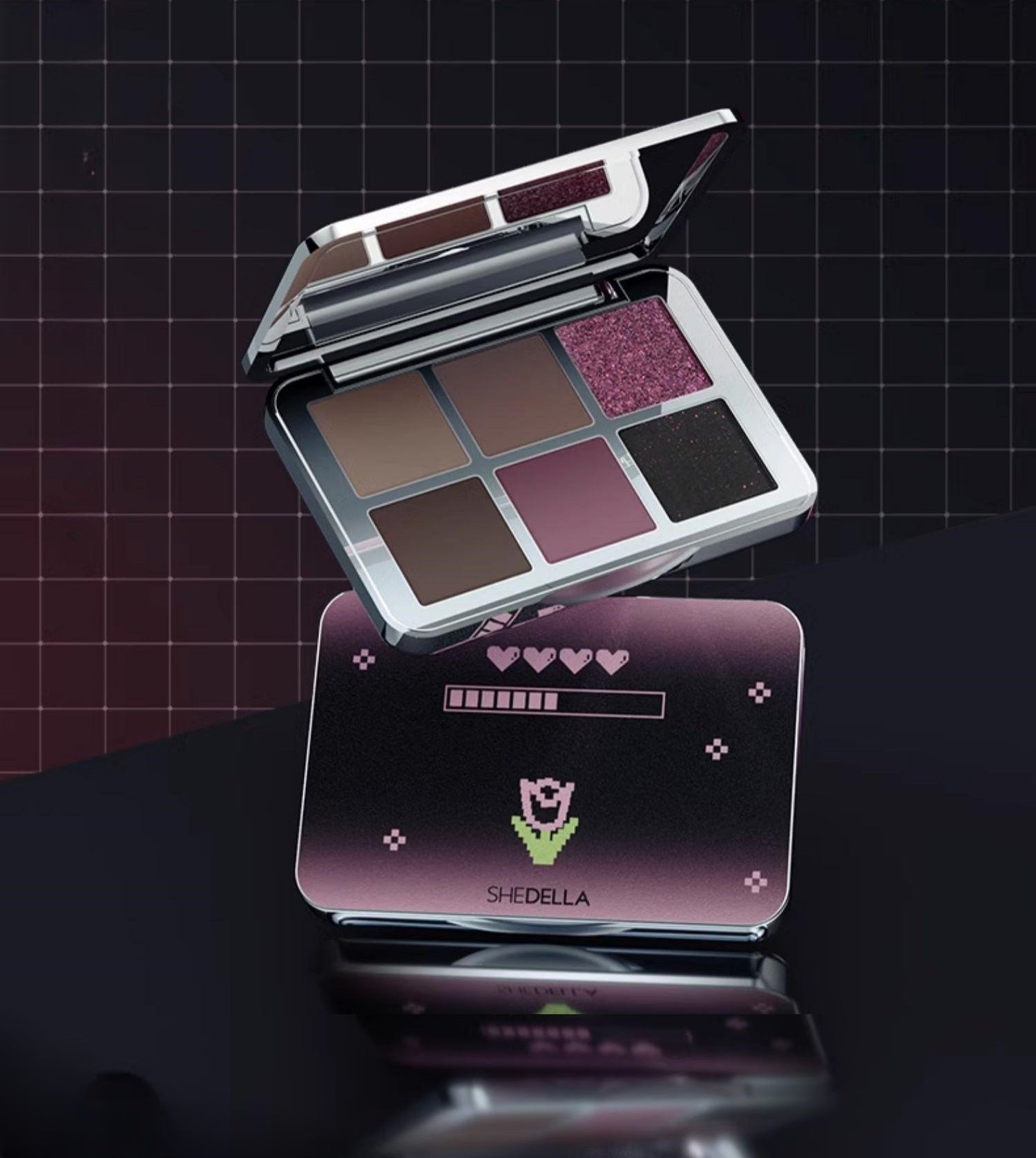 SheDella Romantic Factor 6-Color Eyeshadow Palette T4432