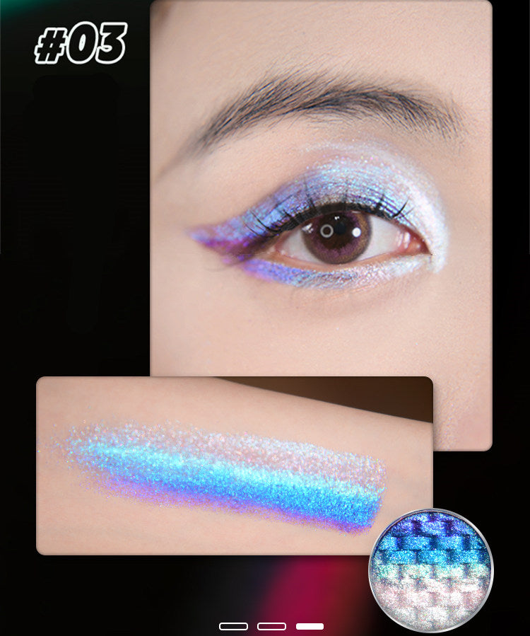 CHARMACY Rainbow Chameleon Diamond Gradient Eyeshadow T4296