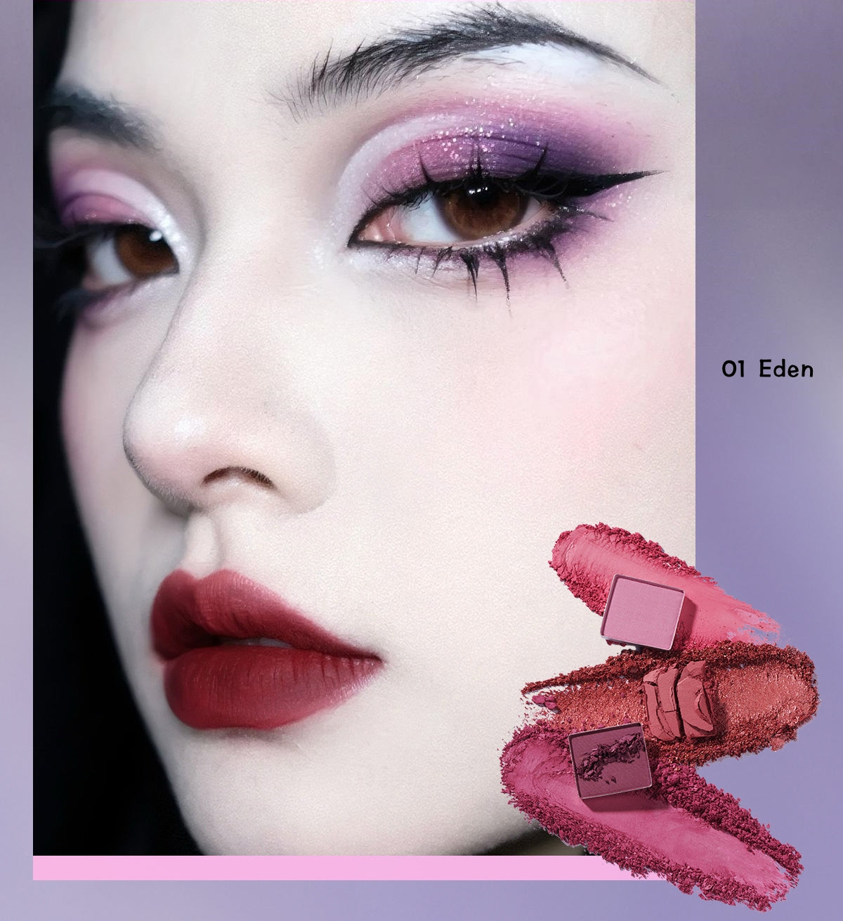 CARMELA 12-color Glazed Eyeshadow Palette T5031