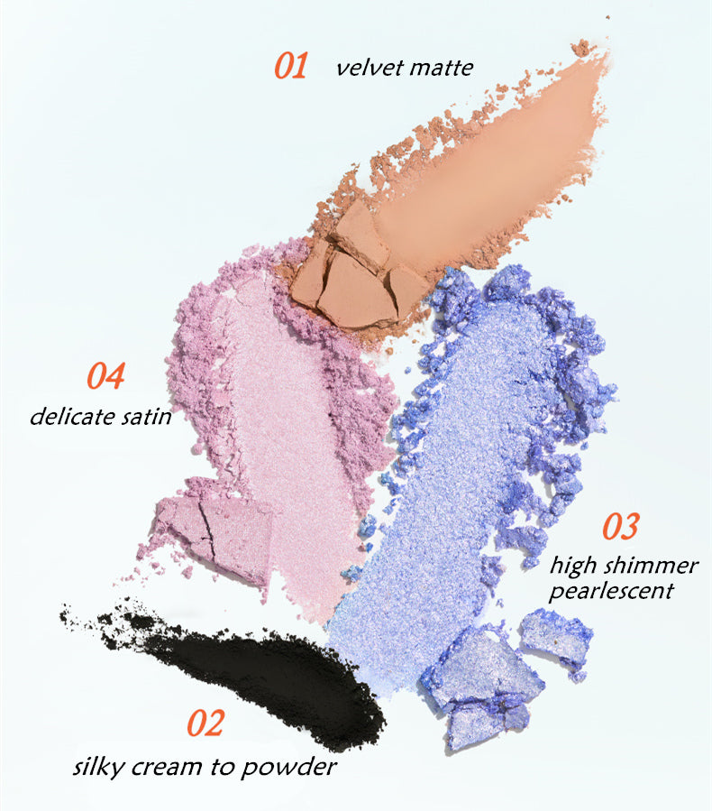 INSBAHA Matte & Pearlescent Monochrome Eyeshadow T4119