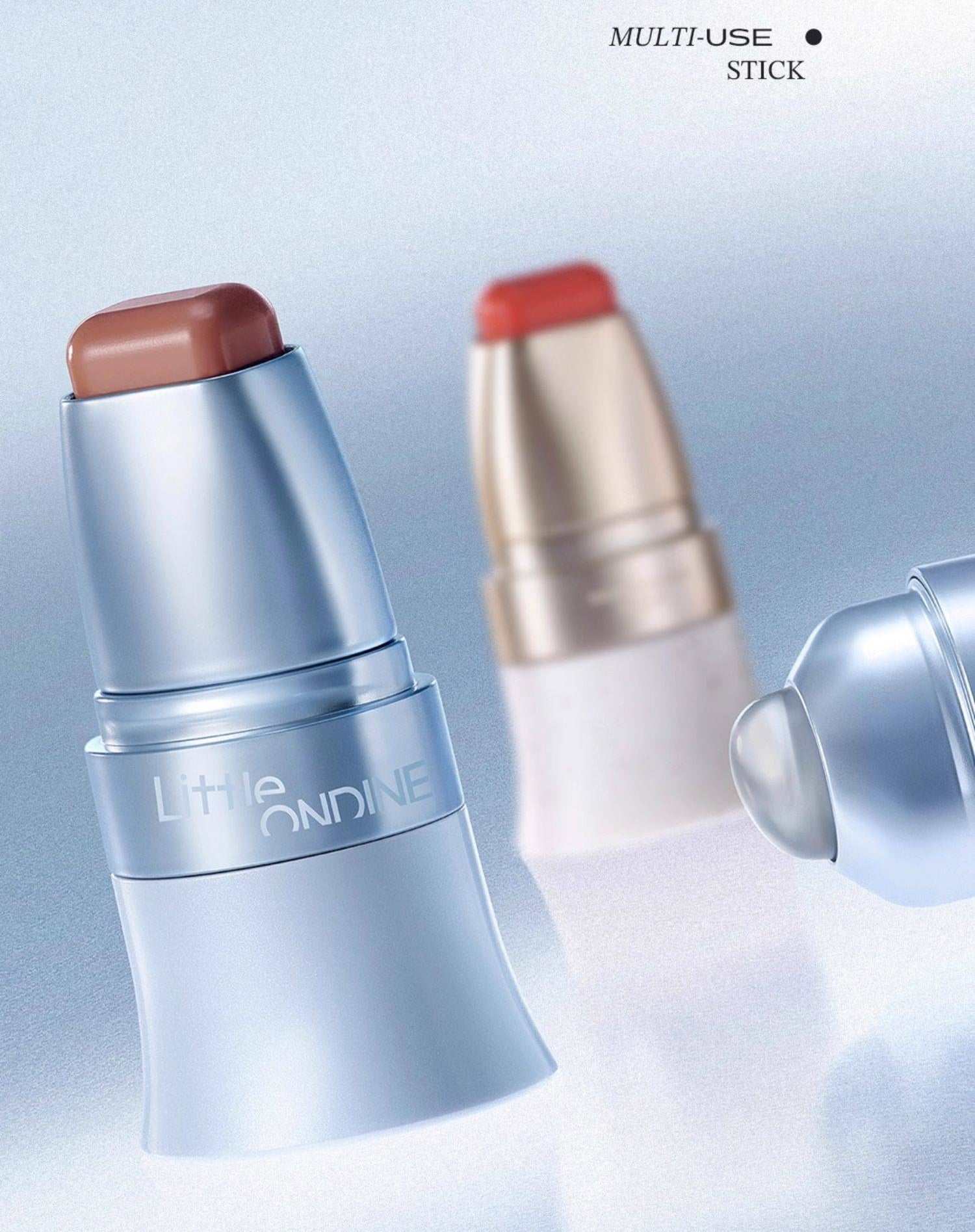 LITTLE ONDINE Multi-Use Makeup Stick For Lipstick & Blusher & Eyeshadow T4223