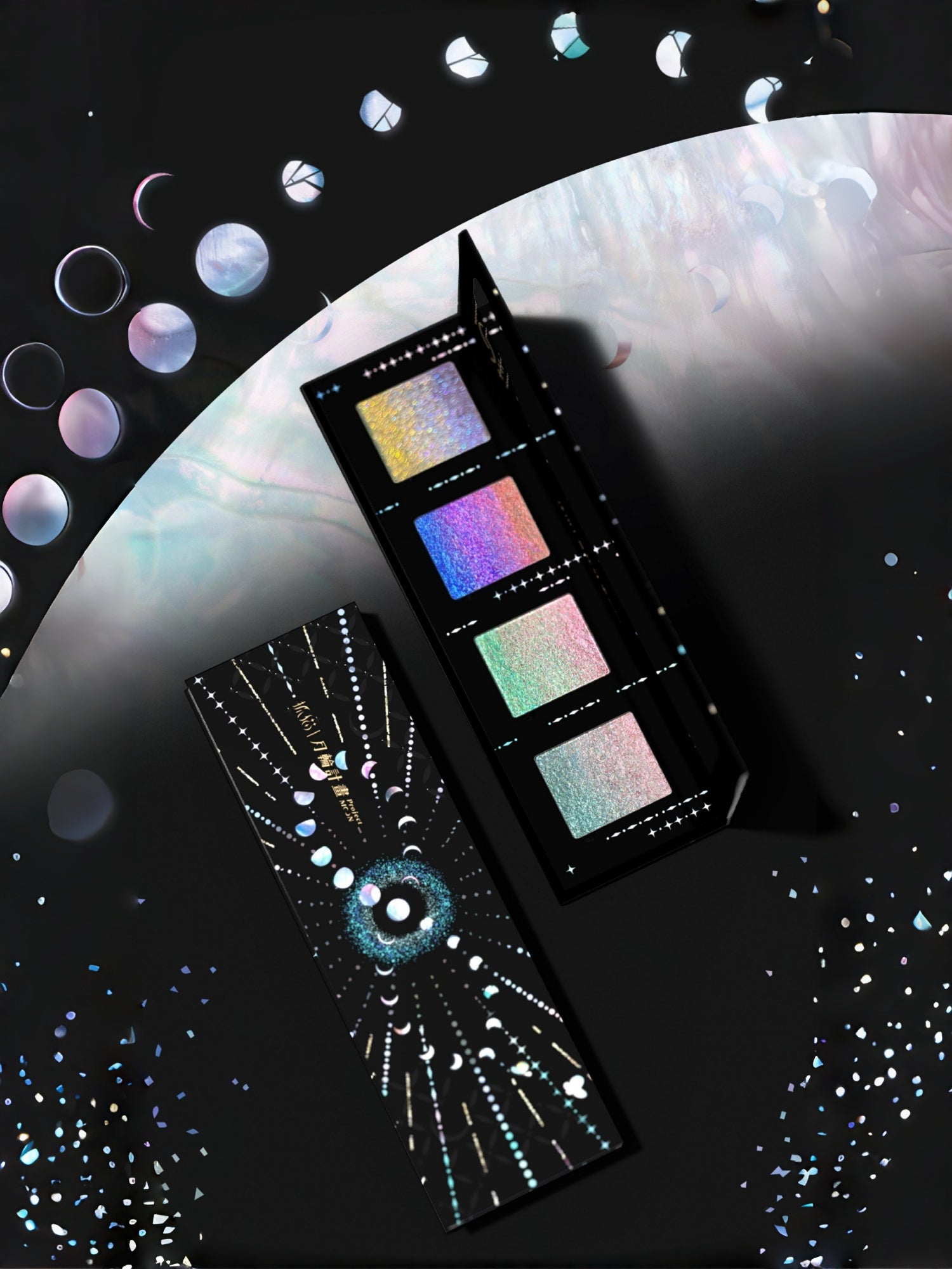 DRAMO Gradient Chameleon Eyeshadow Palette Lux01 Jewelry Box T5253