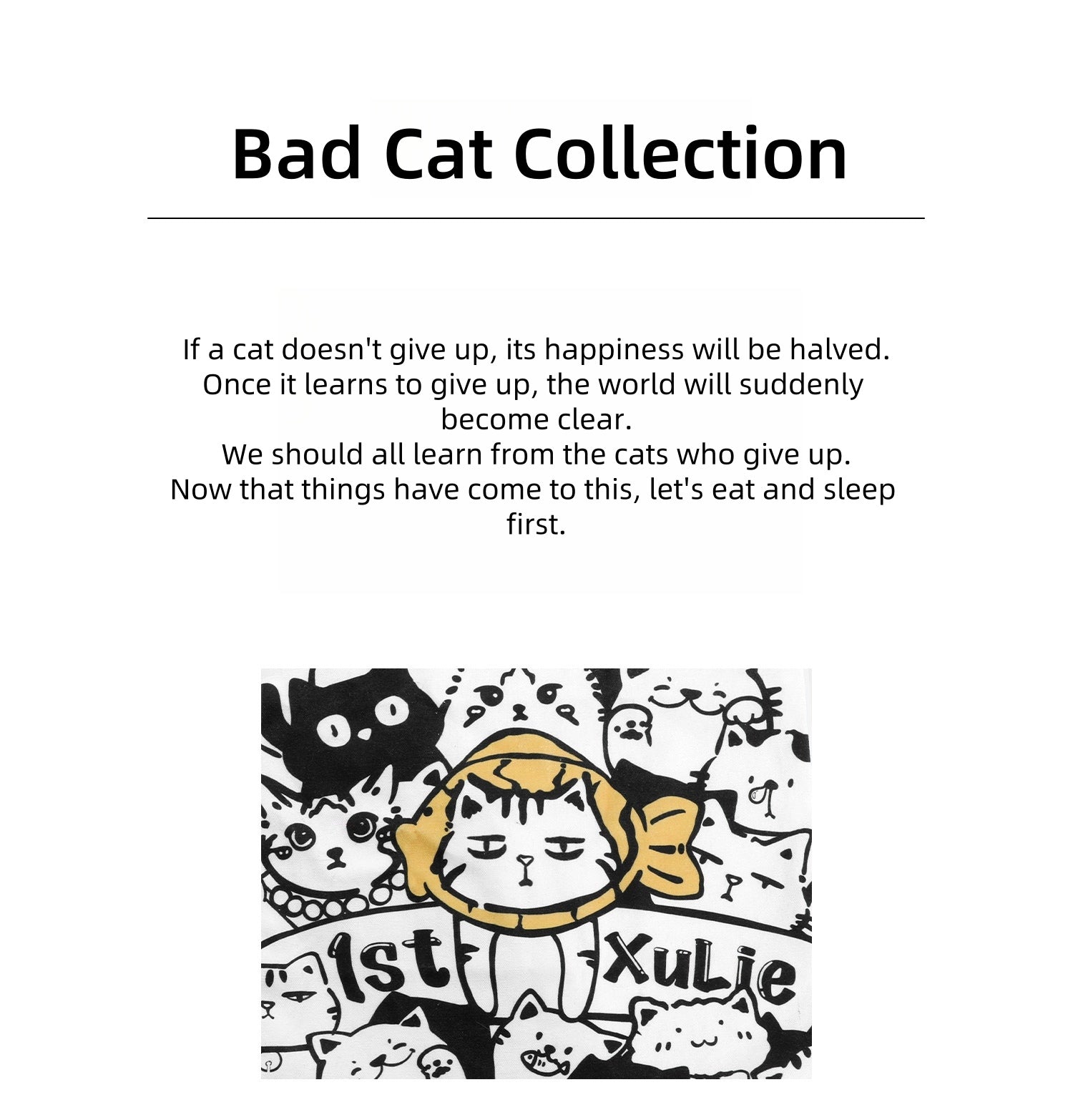 1STXULIE Bad Cat Collection Niche Gothic Choker Necklace T4499