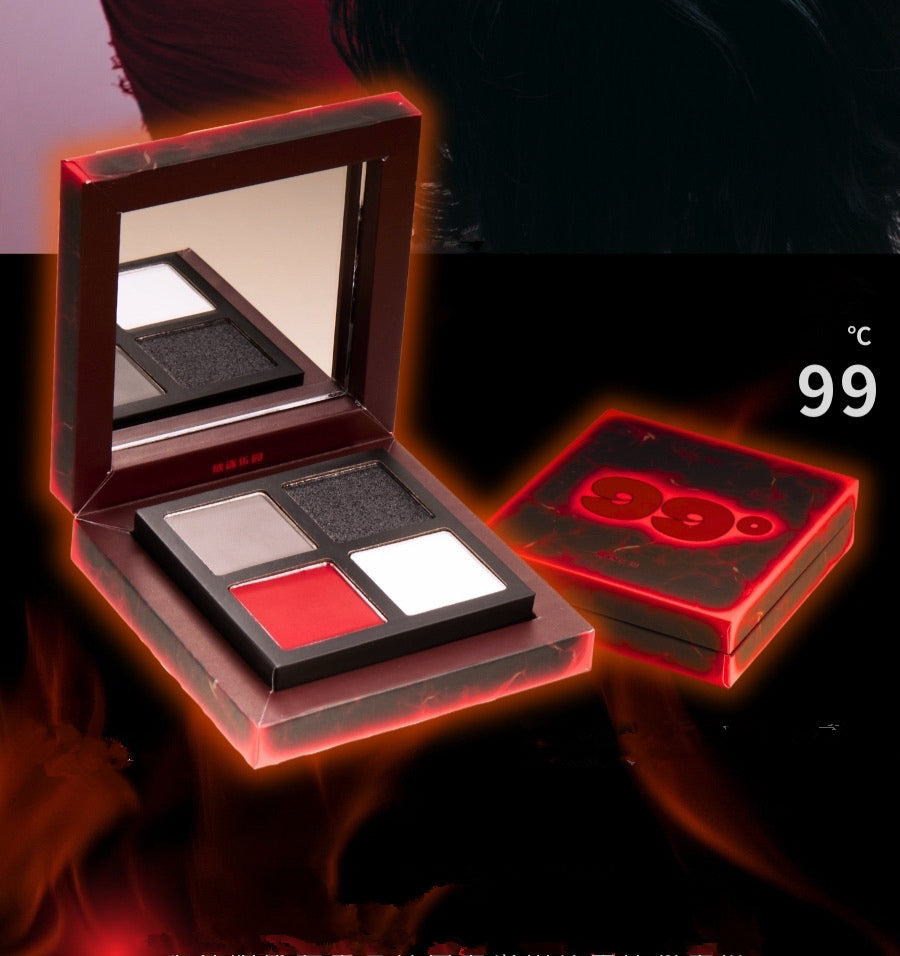EXILEJOY Temperature Difference 99℃ 4-color Eyeshadow Palette T4028