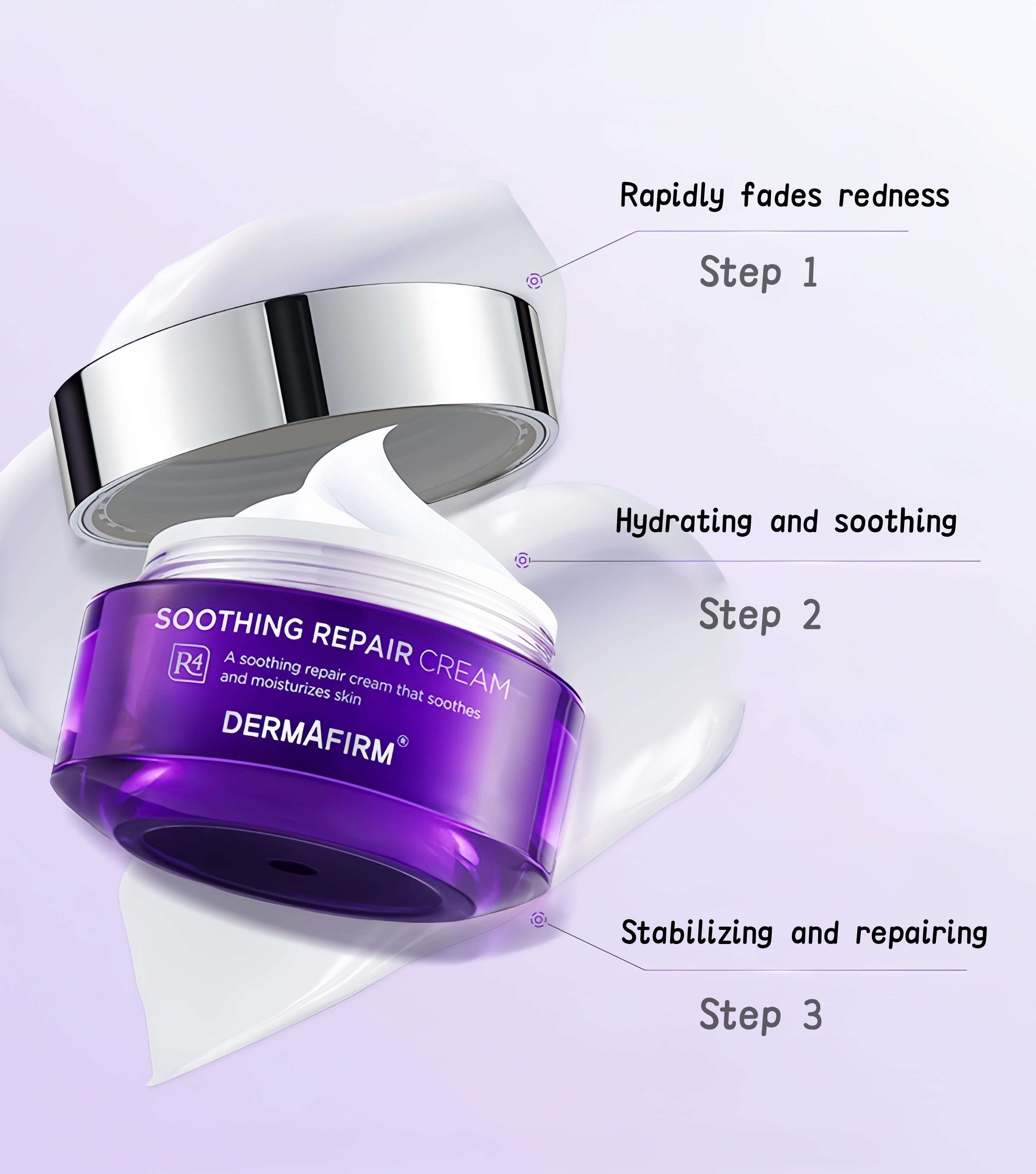Dermafirm R4 Perilla Soothing Repair Facial Cream T5098
