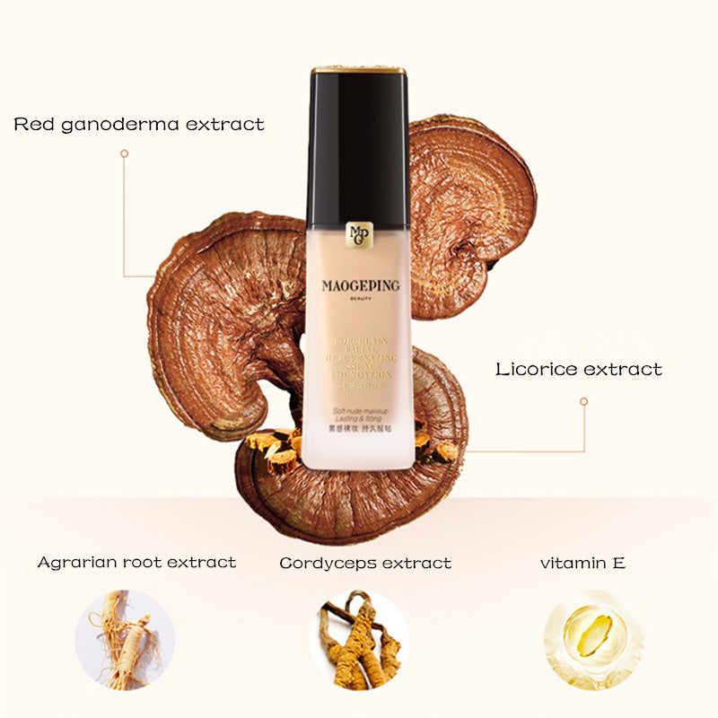 MAOGEPING Porcelain Rejuvenating Soft Nude Fitting Liquid Foundation (2.0) T3316